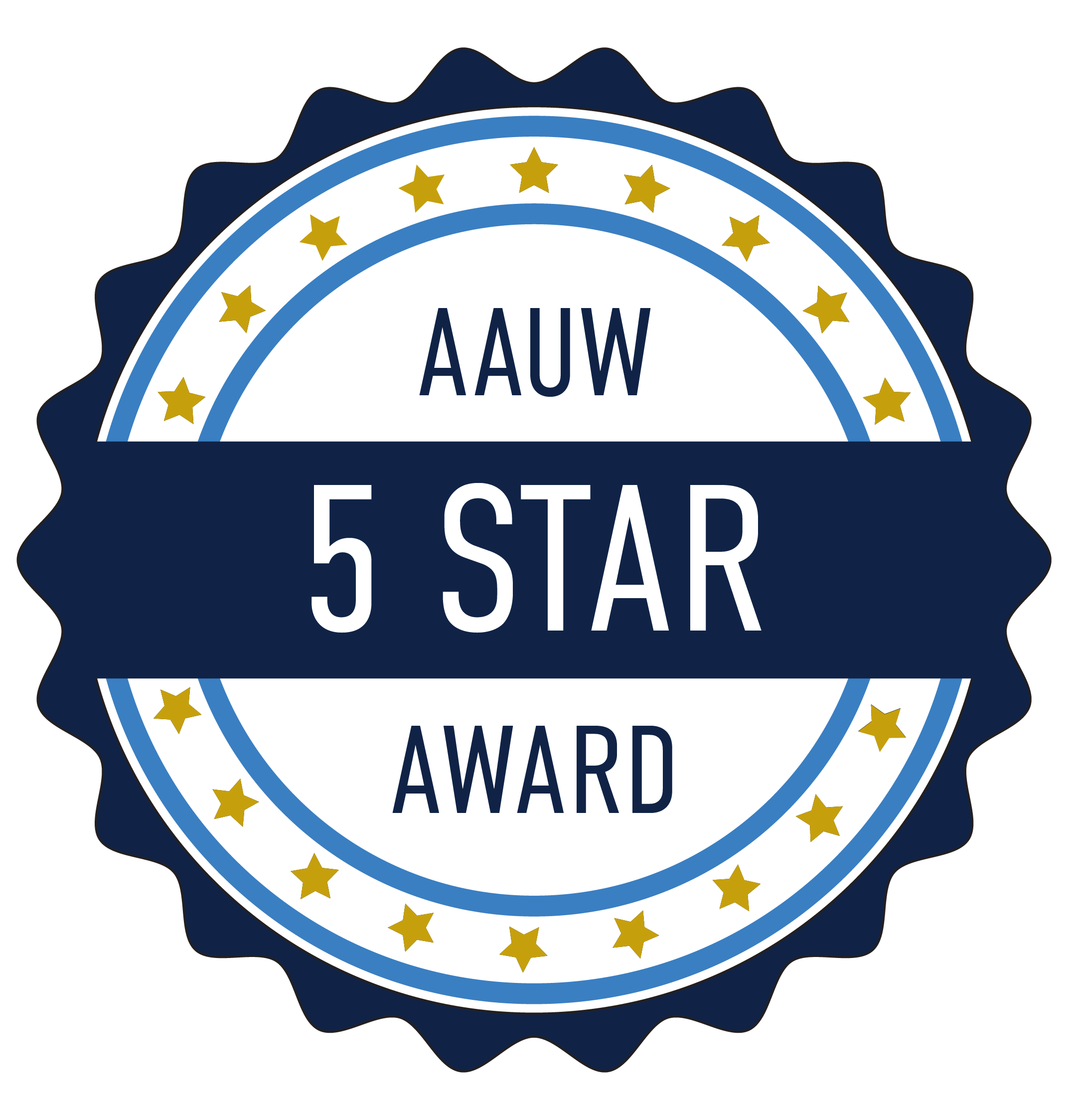 AAUW Stanwood Camano has earned the first three stars of the AAUW 5 star award.